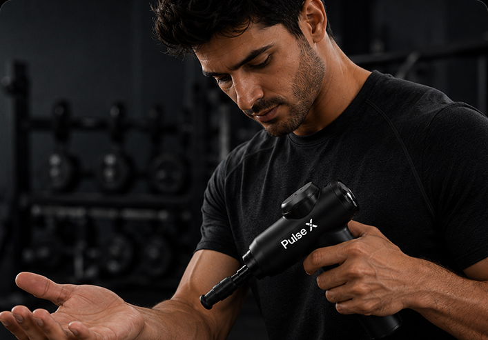 Bullet Head massage attachment in use